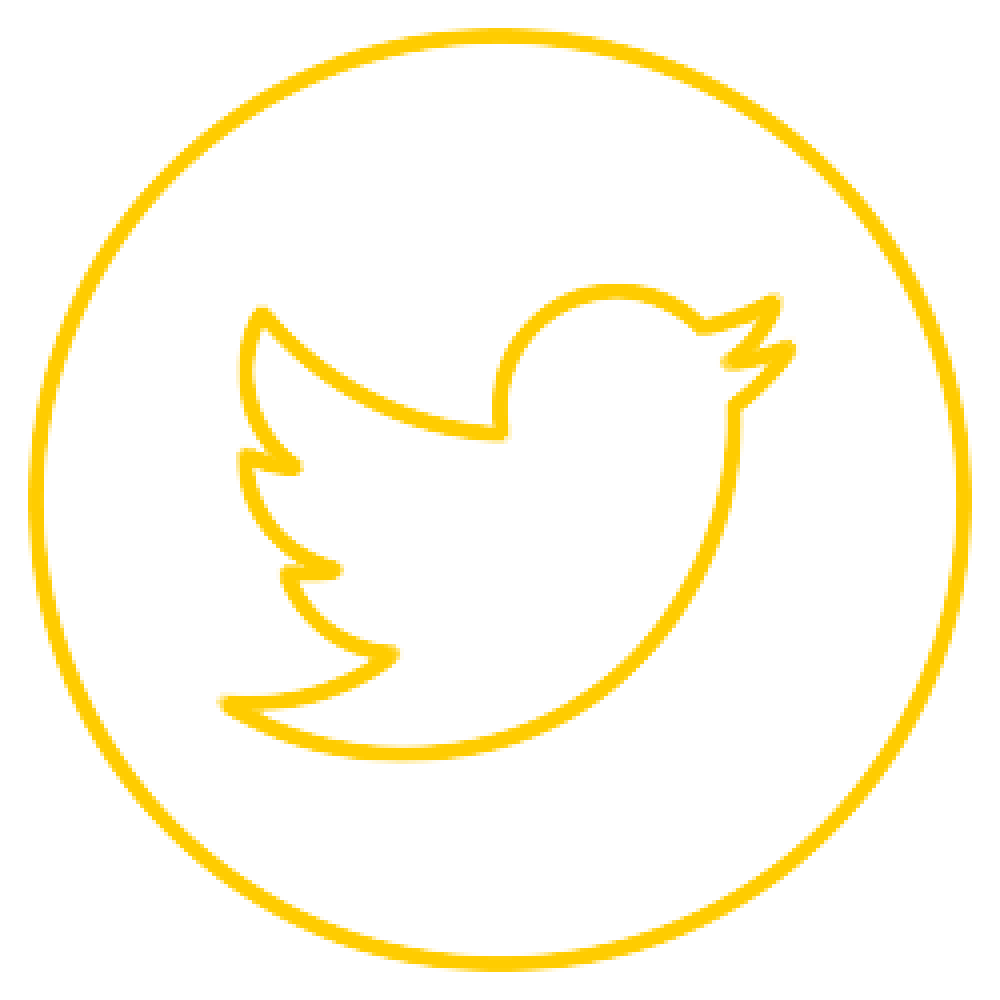 twitter logo Yellow & transparent